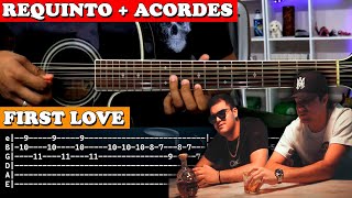 Tutorial  First Love  Oscar Ortiz ft Edgardo Nuñez  Requinto  Acordes  TABS [upl. by Ingmar]