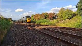 GWR quotCastle Setquot passing St Peters Crossing Stonehouse [upl. by Proud]