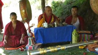 Buddhist Pray Wheel Consecration Ceremony Bhutan [upl. by Eldreda]