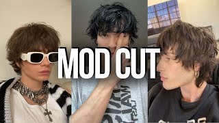 EL MEJOR estilo de CORTE MEDIOLARGO para HOMBRE  PEINADO MOD CUT TEXTURA [upl. by Aihceyt744]