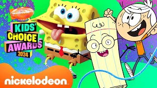 SpongeBob Takes Over The Kids Choice Awards ⭐️  ft Loud House amp Rock Paper Scissors  Nickelodeon [upl. by Iow]