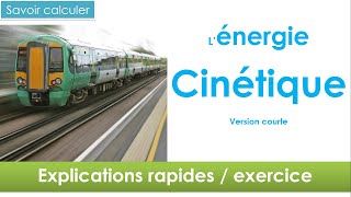 énergie cinétique version rapide 🚀  mécanique collège et lycée niveau 3ème et plus [upl. by Irdua]