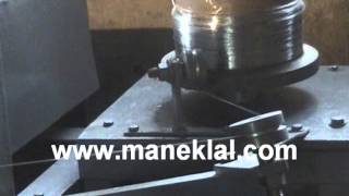 Manek  Wet Wire Drawing Machine with Three Capstan Type Step Pulleys and 21 Drawing Dies [upl. by Caddric731]