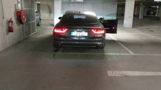 Audi a7 semi dynamic indicators [upl. by Esiuolyram]