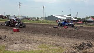 Open Class Psycho Sneak amp Smokin Gun 1st Pass July 13 2024 Burwell NE Dirt Drag [upl. by Tabby]