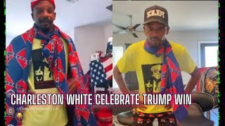 Charleston White Celebrate Trump Win in Full Confederate Outfit Everything Trump [upl. by Previdi]