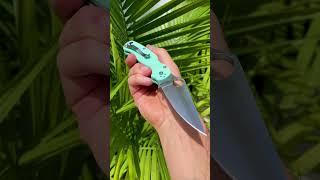 Spyderco PM2 S90v Miami Blue Teal spyderco paramilitary2 edc edcknife everydaycarry [upl. by Sinnal429]