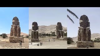 Colossi of Memnon  megalithic statues at Luxor [upl. by Domash]