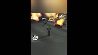 Chain of explosions in gta san andreas satisfying shorts gtasanandreas [upl. by Sivart]