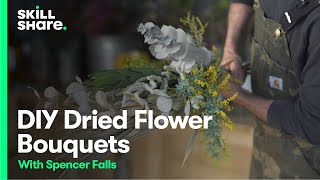 How to Make a Dried Flower Bouquet [upl. by Rhys]