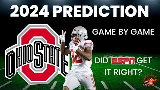 Ohio State  Game by Game Prediction 2024 [upl. by Cadmann190]