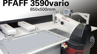 PFAFF 3590 vario 850x500mm DE HD [upl. by Izy]