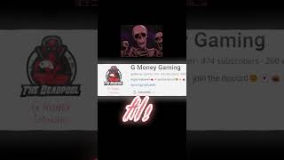 G Money Gaming [upl. by Eugenie]