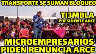 TRANSPORTE PESADO NACIONAL SE SUMAN AL BLOQUEO NACIONAL DEL 16 DE SETIEMBRE CONTRA GOBIERNO DE ARCE [upl. by Name517]