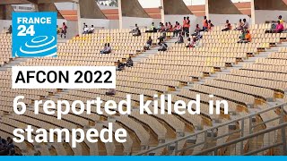 AFCON 2022 Six reported killed in stampede outside Olembe Stadium • FRANCE 24 English [upl. by Solita]