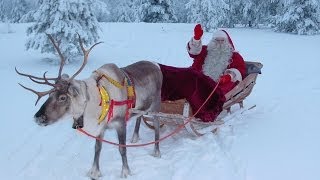 Laponie Pays du Père Noël en Finlande vidéo voyage Rovaniemi des aurores boréales Santa Claus [upl. by Hamrah]