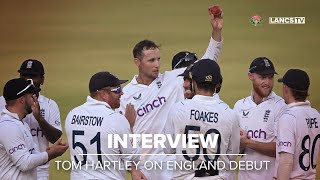 INTERVIEW  Tom Hartley reflects on historic debut win against India [upl. by Nesnah94]