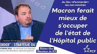 Macron ferait mieux de soccuper de létat de lHôpital public [upl. by Nyladam]