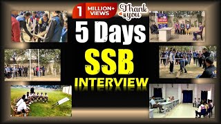 5 Days SSB Interview Process with Full Explanation Complete SSB Interview Procedure [upl. by Bronwyn]