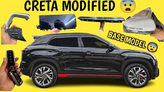 CRETA E 2024 Modified to extreme level✅ All Rates Disclosed  45 Off On Creta Modification 😱 [upl. by Lamraj880]