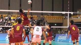 春の高校バレー 大塚 大阪 vs 大村工 長崎 男子準決勝 2013112 [upl. by Bradwell]