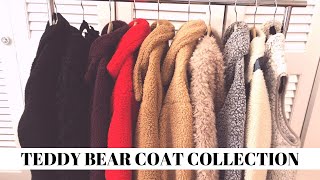 TEDDY BEAR COAT COLLECTION amp TRY ON  Isabel Galvin [upl. by Aretta]