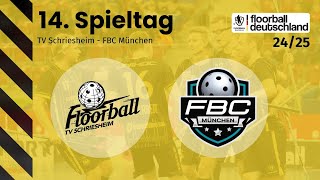 TV Schriesheim vs FBC München  14 Spieltag  1 FloorballBL Herren 2425 [upl. by Aihsei291]