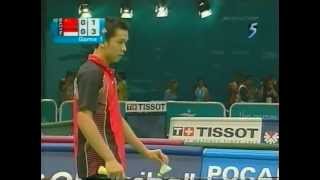 Badminton 2006 Asian Games MS Final Taufik Hidayat vs Lin Dan [upl. by Tutt]