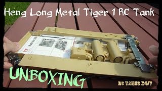 Heng Long Metal Tiger 1 RC 116 Tank Unboxing [upl. by Liz995]