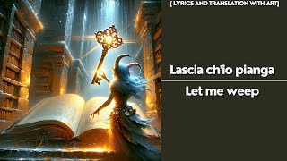 Lascia chio pianga  Handel English lyrics and Art [upl. by Kenwrick]