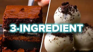 9 Easy 3Ingredient Desserts [upl. by Fatima]