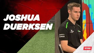 JOSHUA DUERKSEN PILOTO PARAGUAYO DE LA FORMULA 2 EN VERSUS ARENA [upl. by Lenrow238]