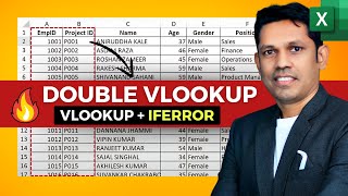 Master Double VLOOKUP in Excel  StepbyStep Guide [upl. by Hctud]