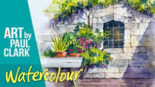 How to Paint Wall textures and Shadows in Watercolour [upl. by Thgiled670]