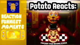 TheSplitScreenSquad ThePotatoGamer  Potato Reacts  FNAF VHS Tapes Best Moments [upl. by Donetta]