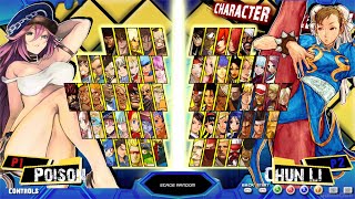 Capcom VS SNK 3 Battle of the Millennium Mugen  Character Selection Screen  Gameplay [upl. by Nesyrb]