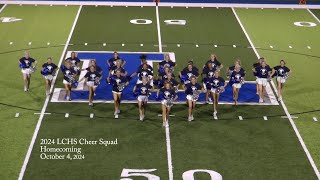 2024 10 04 Cheer Squad Homecoming Halftime [upl. by Raji]