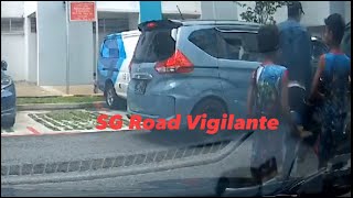 22may2024 Yishun phv SNK8536U toyota noah hit kid at carpark service road [upl. by Andrel]