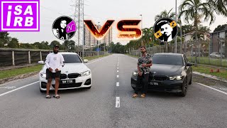 BMW DRAG RACE CHALLENGE  iSARB NAVEIND VS iSARB KZ [upl. by Faustena]