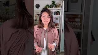 Let’s Style Saree Abaya  GRWM [upl. by Anivad]