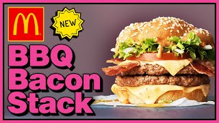 McDonalds BBQ Bacon Stack Review [upl. by Erodroeht328]