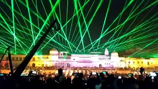 Diwali 2020 Breathtaking show of lights in Ayodhya [upl. by Shaylah]