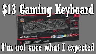 Speedlink Ferus Gaming Keyboard Review [upl. by Ojyllek418]