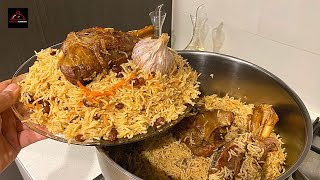 Afghanistan Lamb Shanks Kabuli Pulao [upl. by Akimrehs]