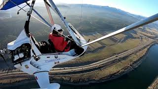 461 S Thompson River Low Water Level Aerial View from Prichard to Kamloops Lake Dec 23 2023 [upl. by Cull]