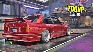 Need for Speed Heat Gameplay  700HP BMW M3 E30 EVOLUTION II Customization  Max Build [upl. by Cristionna]