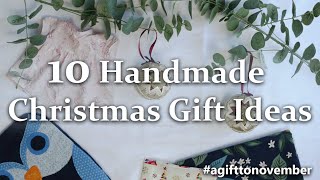 Ten Handmade Christmas Gift Ideas  Including 5 great gifts for kids [upl. by Padegs256]