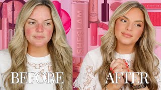 NEW FULL COVERAGE FOUNDATION TRENDING BLUSHES AND THE BEST FULL COVERAGE CONCEALER  Casey Holmes [upl. by Allcot]