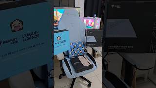 Secretlab Titan Evo 💙 secretlab gaming pc gamingchair pcunboxing fyp blue pcgamingpcsetup [upl. by Nnyleak714]