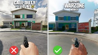 CODMobile Vs Warzone Mobile Nuketown Comparison  Which One Is Better [upl. by Honorine]